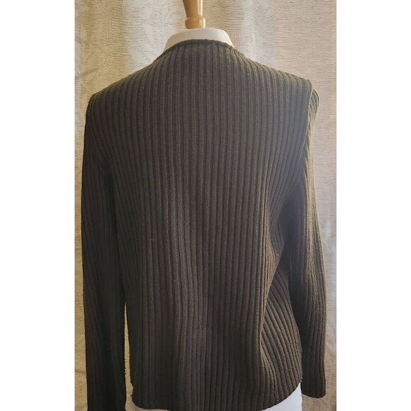 J8  Sag Harbor faux suade and sweater zip-up Jacket - Picture 7 of 8